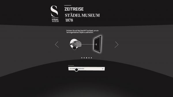 NMY I Städel Museum I Virtuelle Zeitreise I Interaktionskonzept 