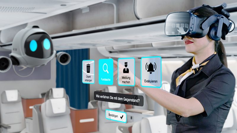NMY I Lufthansa I VR Training I Interface 