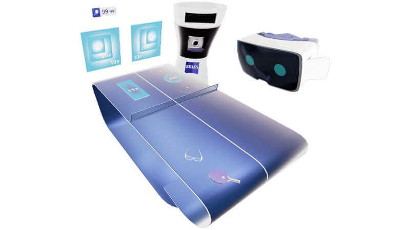 Setup für VR-Tischtennis mit Sehbehinderung Setup für VR-Tischtennis mit Sehbehinderung
