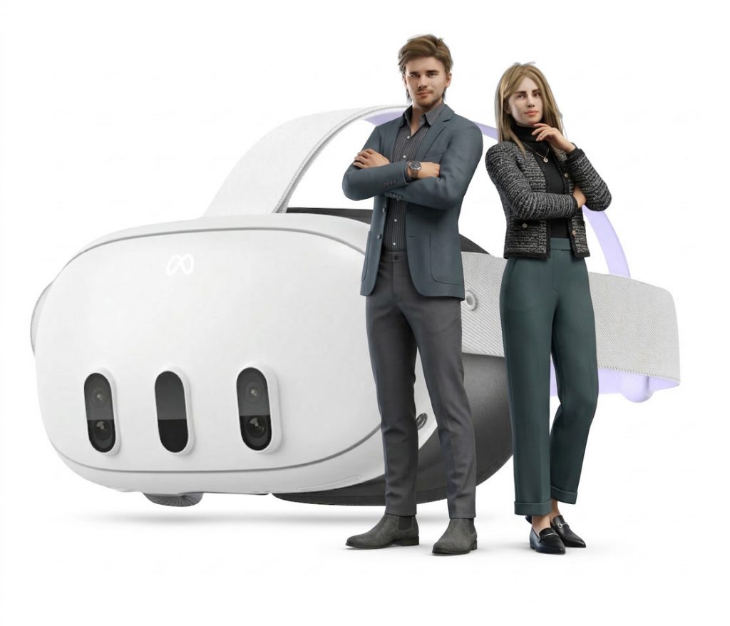 XR headset XXL mit Personen davor stehend